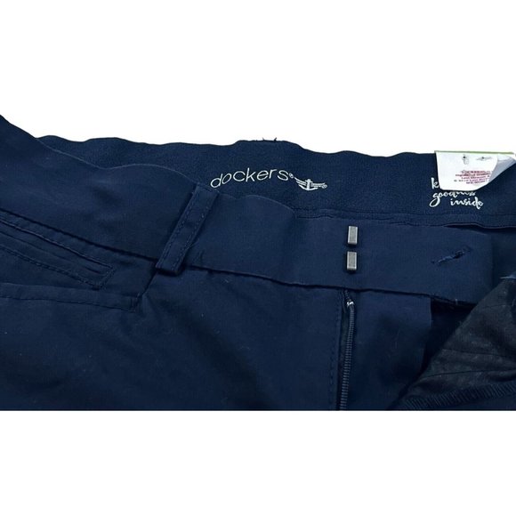 Dockers Khaki Woman's Size 4 Curve Navy Blue with Tags - Picture 11 of 14